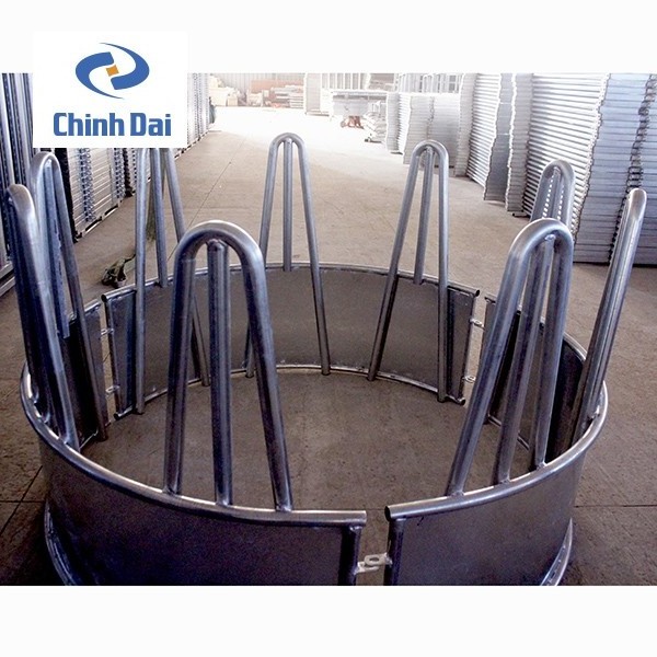 Custom Quality Portable Cattle Feeder Panels - Galvanized Steel Horse Hay Feeder From Vietnamese Manufacturer