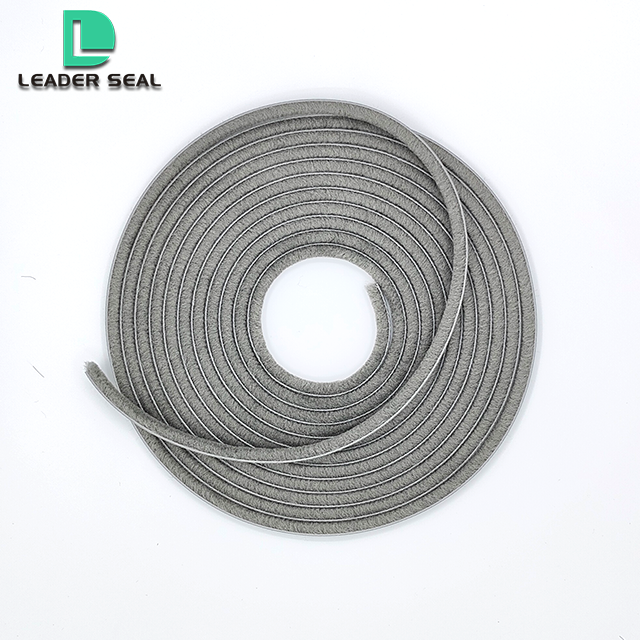 Leader Seal 5MM wool pile customized pile height window accessories for Aluminum Window sealing soft Pile Weatherstrip