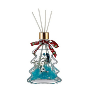 Christmas glass bottle air freshener aromatherapy reed diffusers