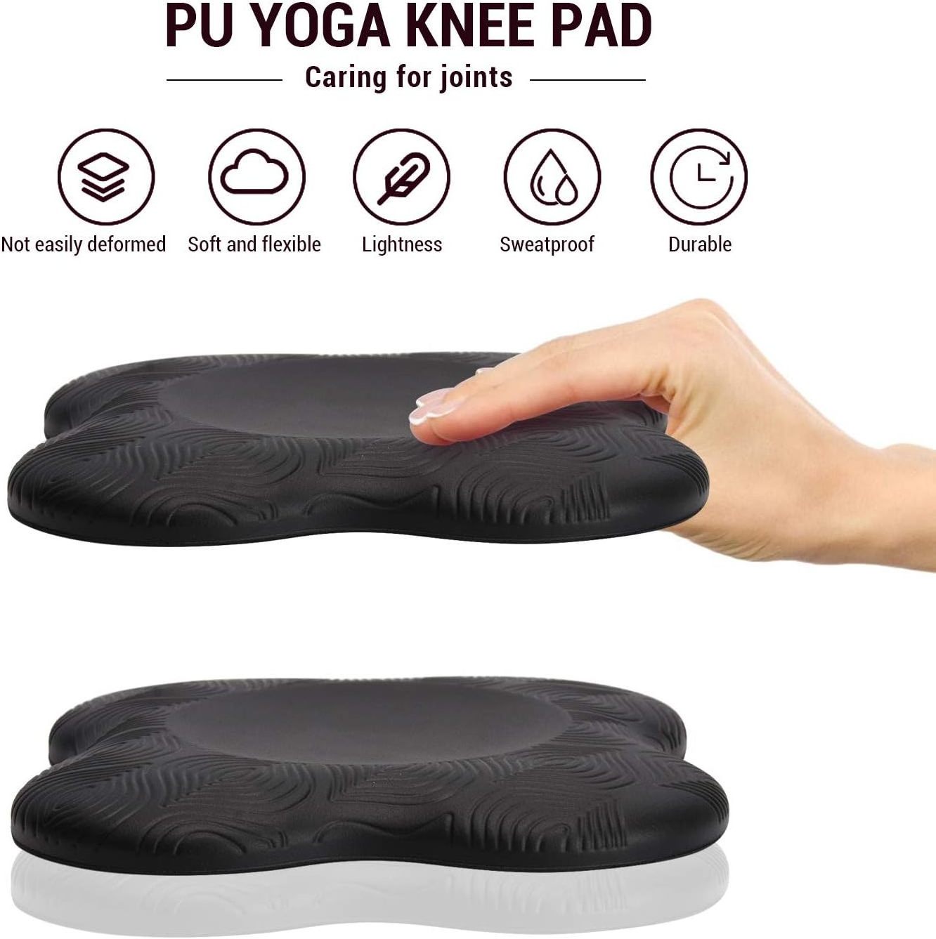 Thickness Cushion PU Yoga Pilates Kneeling pad for Knees Elbows Wrist Hands Head Support