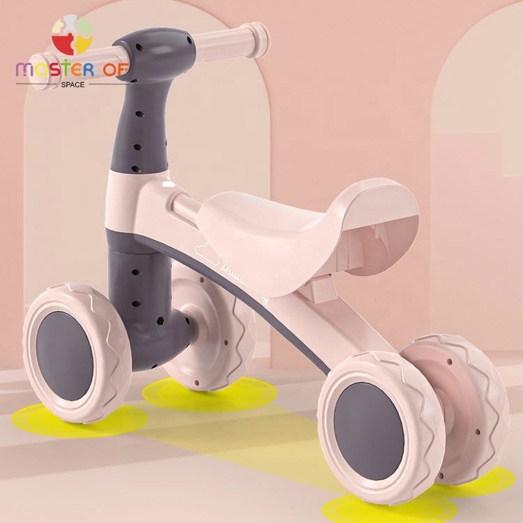 Hot Sale Push Ride On Car Toy 4 Wheels No Pedal Balance Bike For Kids P16D224