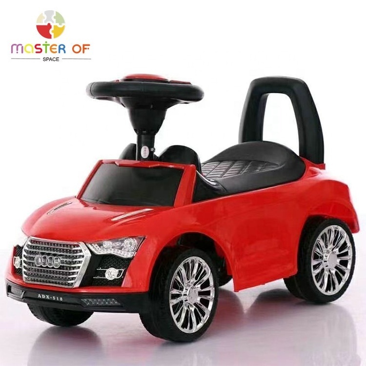 Factory Direct Kids Ride On Plastic Sliding Car Toy With Light Music P16E064