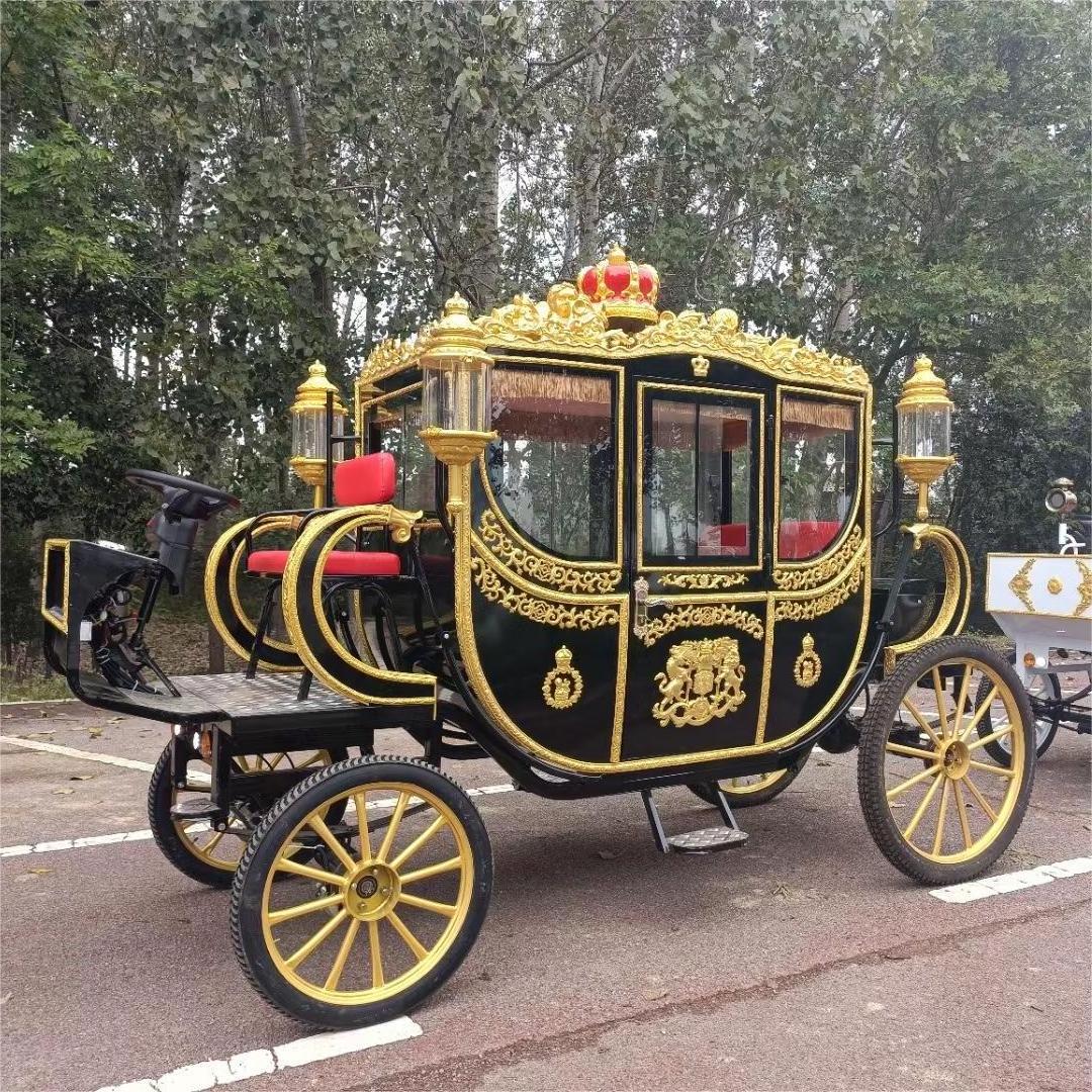 special transportation horse trailer cinderella horse carriage for  amusement park and tourist resorts