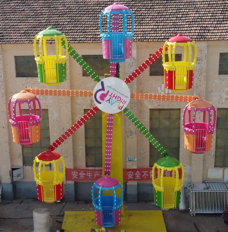 outdoors amusement park equipment china factory cheap 5m height ferris wheel amusement park rides 12 seats capacity small size