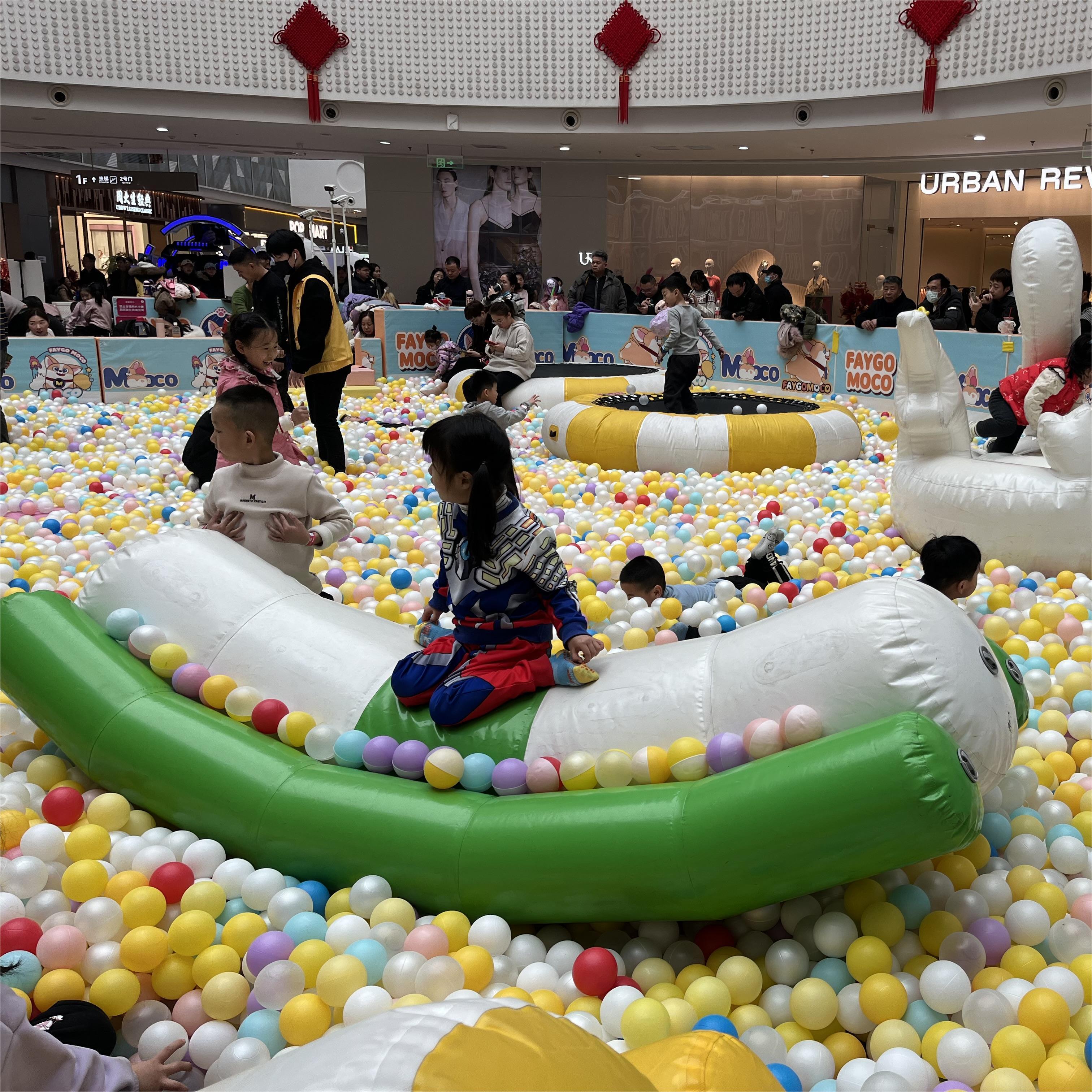 indoor spiral slide ball pit  Commercial Playground Equipment climbing slide swing for amusement park shopping mall