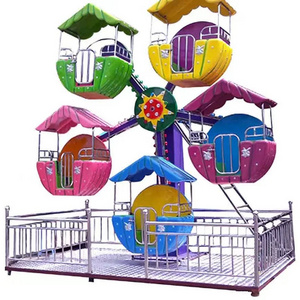 outdoors amusement park equipment china factory cheap 5m height ferris wheel amusement park rides 12 seats capacity small size