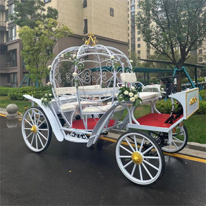 special transportation horse trailer cinderella horse carriage for  amusement park and tourist resorts