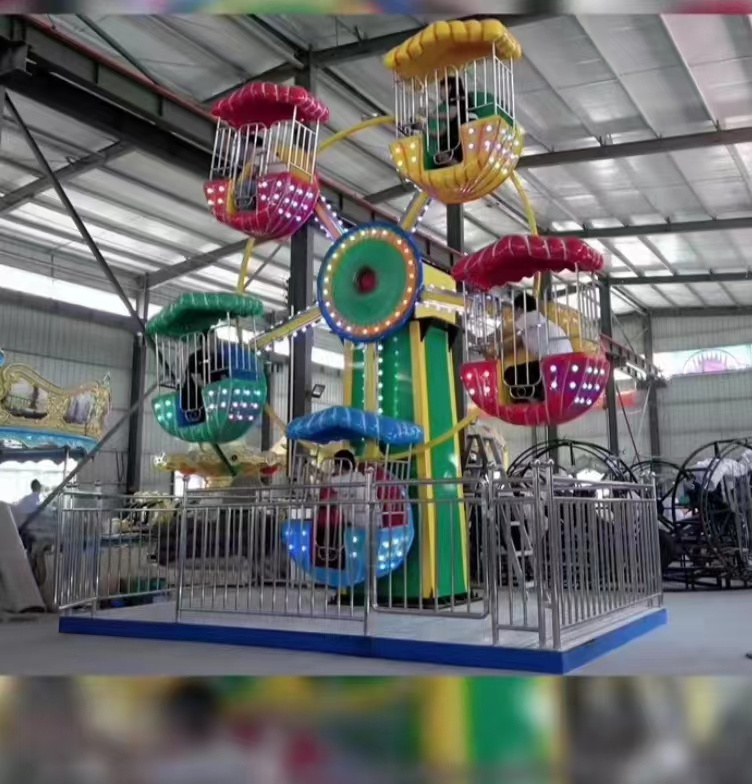 Amusement park ride Low price kids ride portable mini ferris wheel for sale indoors outdoors for amusement park shopping mall