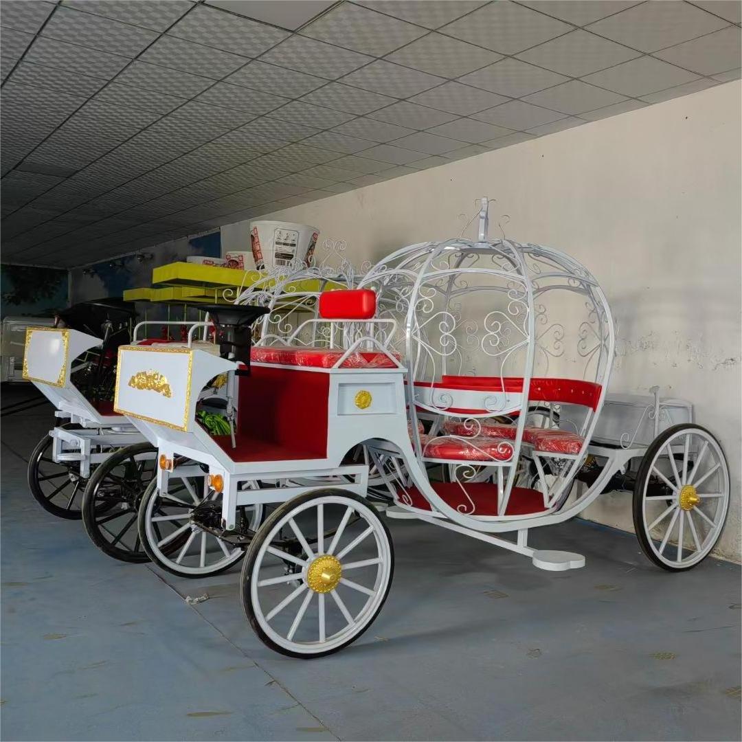 Amusement park facilities cinderella horse carriage for sale  working in the amusement park and tourist resorts