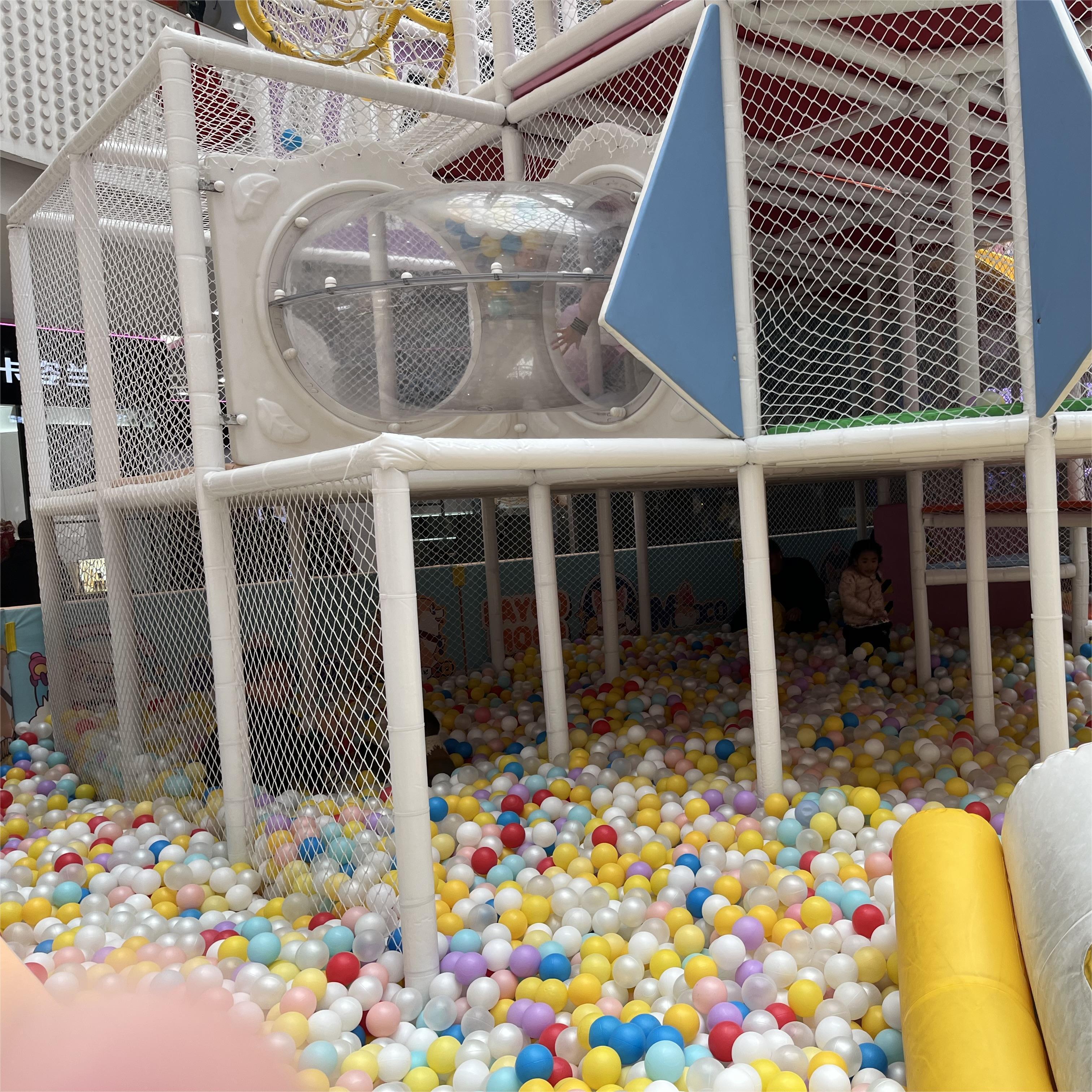 indoor spiral slide ball pit  Commercial Playground Equipment climbing slide swing for amusement park shopping mall