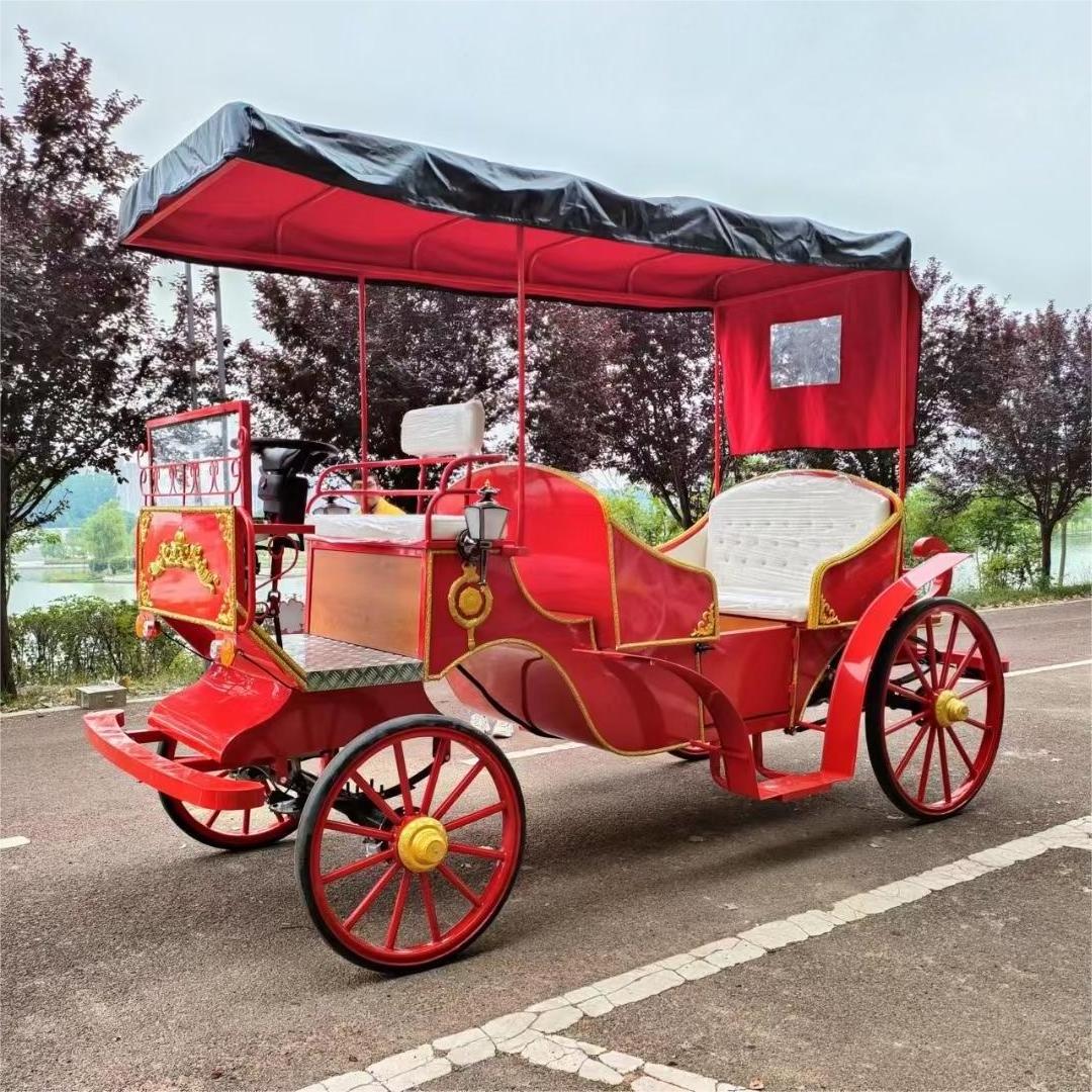 Amusement park facilities cinderella horse carriage for sale  working in the amusement park and tourist resorts