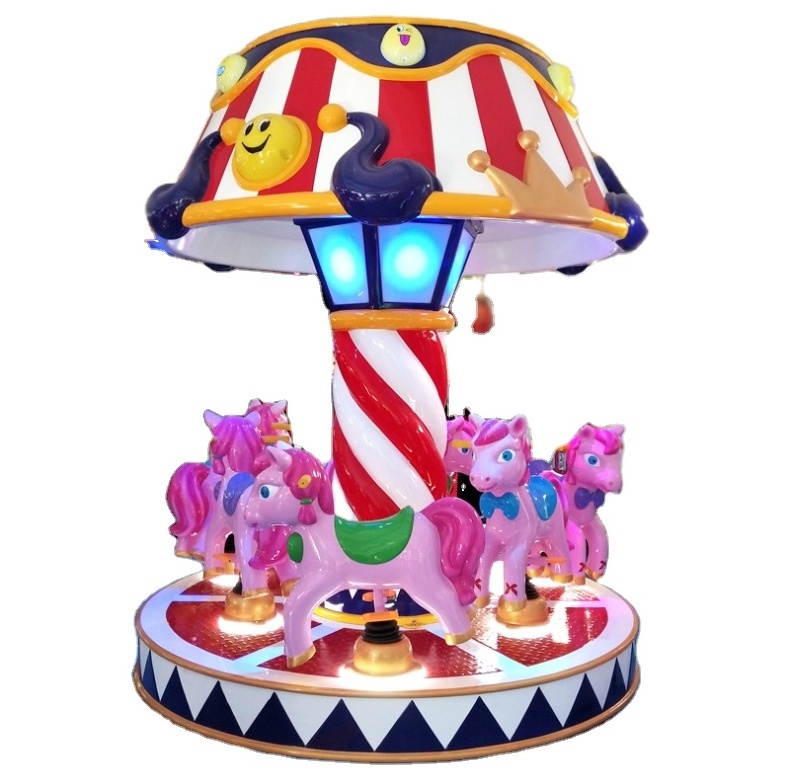 Low price three seats small mini merry go round carnival christmas carousel  for shopping mall center