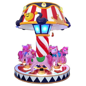 Low price three seats small mini merry go round carnival christmas carousel  for shopping mall center