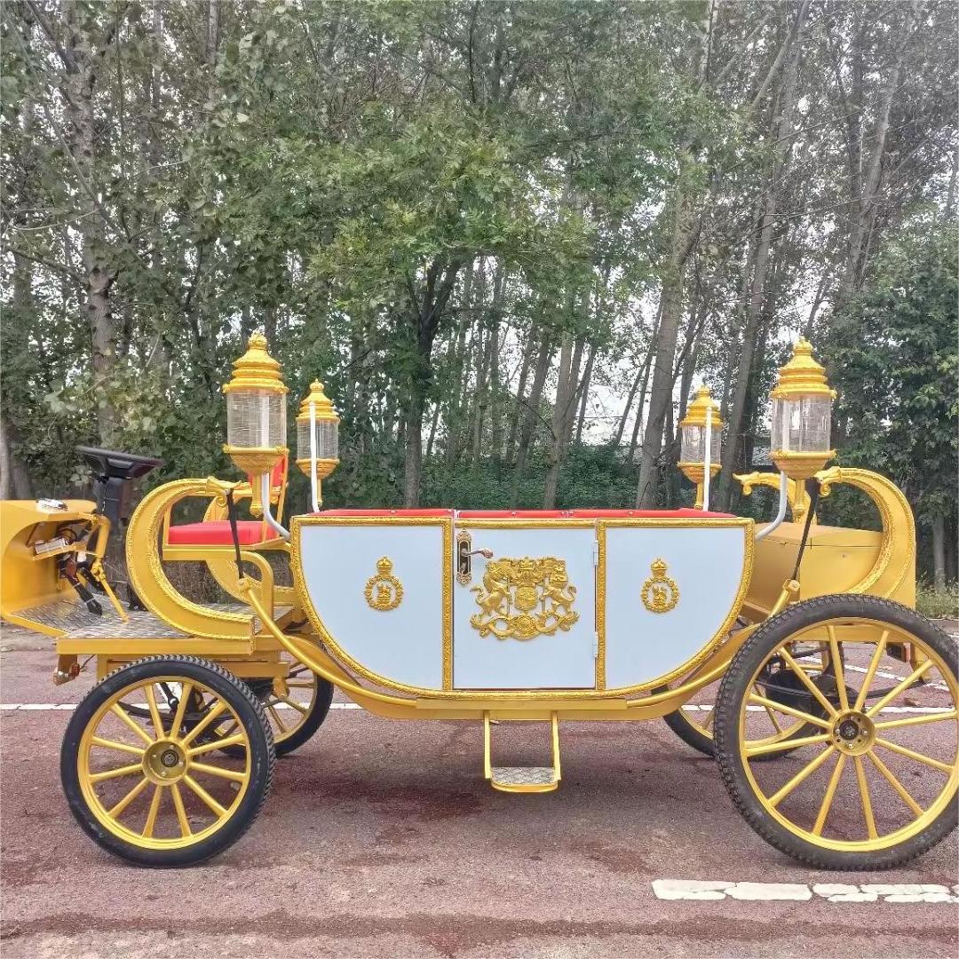 special transportation horse trailer cinderella horse carriage for  amusement park and tourist resorts