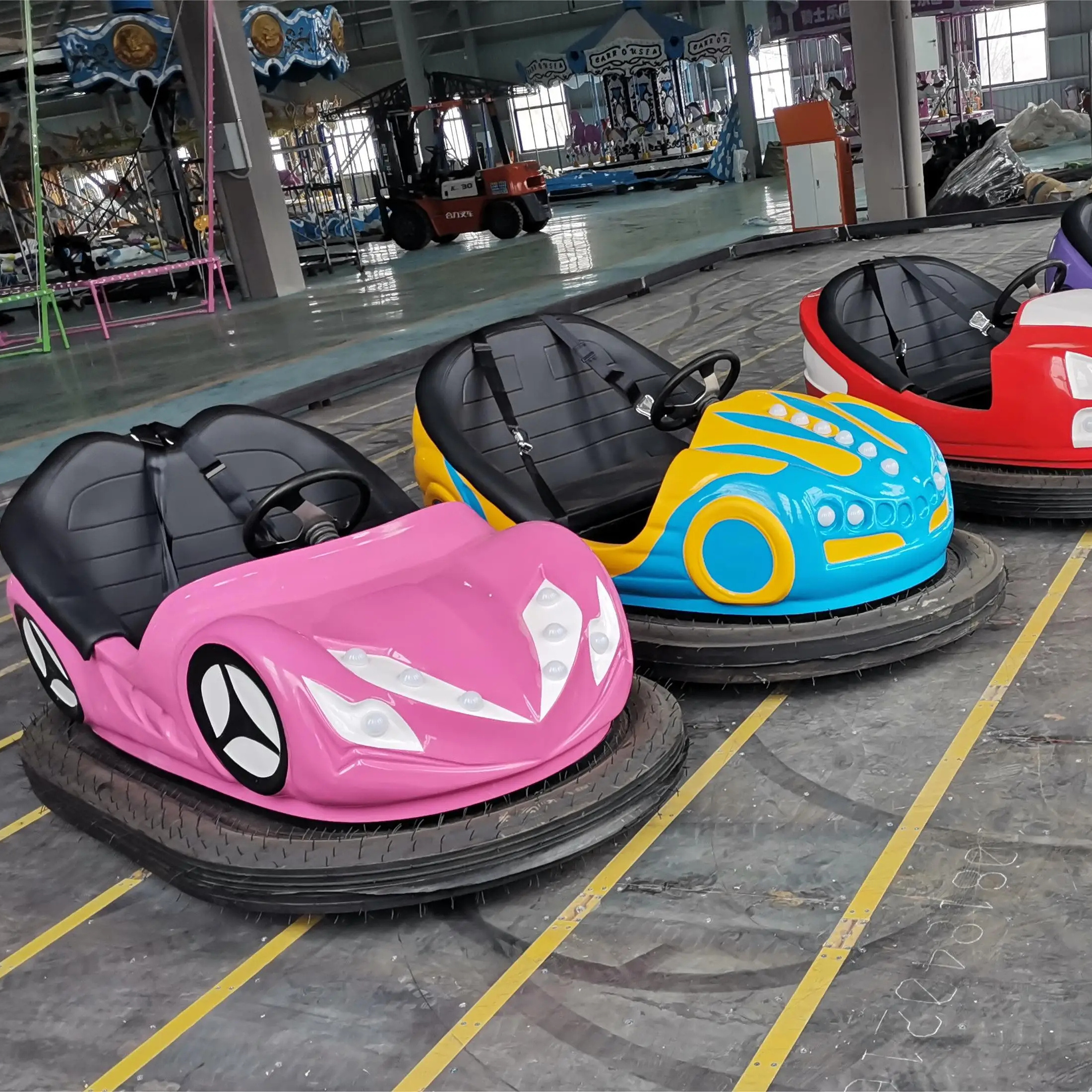 china factory low price amusement park ride on  bumper car sky net type los chocones