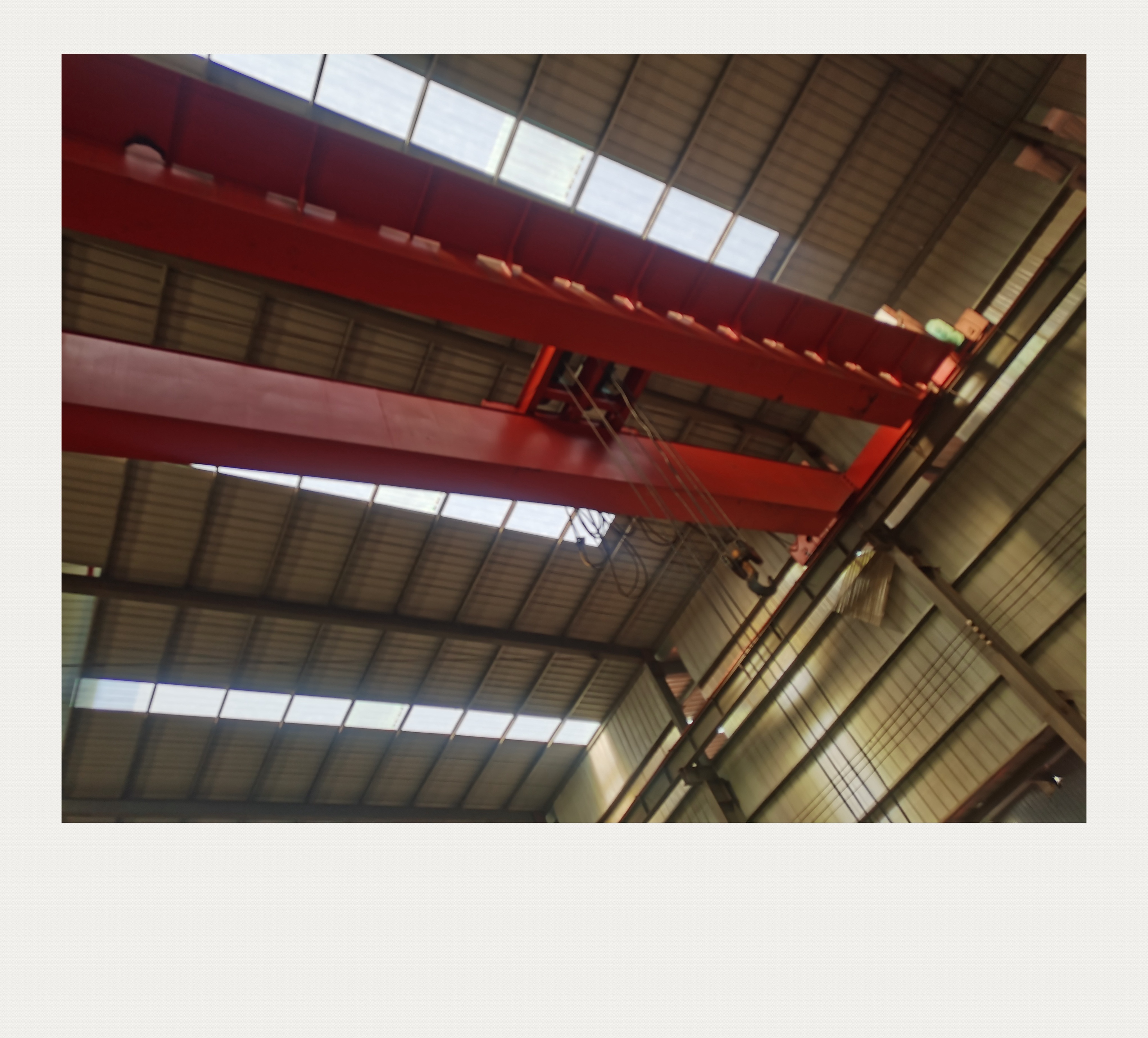 Warehouse 10 Ton Double Beam Eot Overhead Bridge Travelling Crane