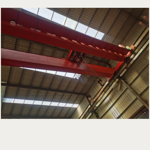 Warehouse 10 Ton Double Beam Eot Overhead Bridge Travelling Crane