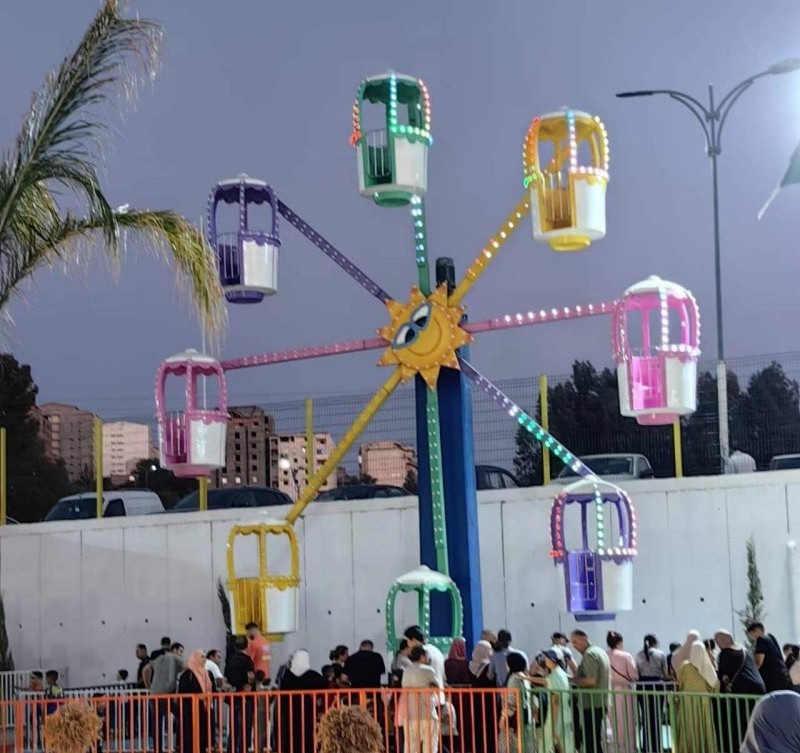 outdoors amusement park equipment china factory cheap 5m height ferris wheel amusement park rides 12 seats capacity small size