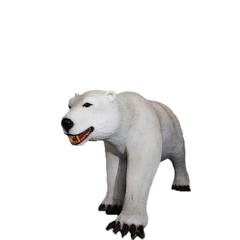 Zoo Park Lifelike Simulation Animatronic Model Polar Bear for Outdoor