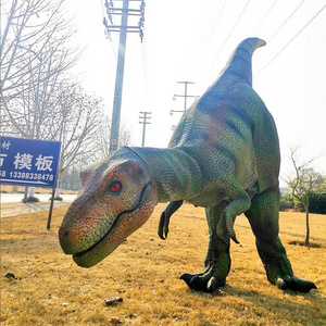 Life-size Dino Suit for Theme Park Realistic Hidden Legs Dinosaur Costume