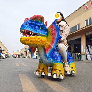 Shopping Mall Electric Motorized Ride on Dinosaur Car for Kids Amusement Park