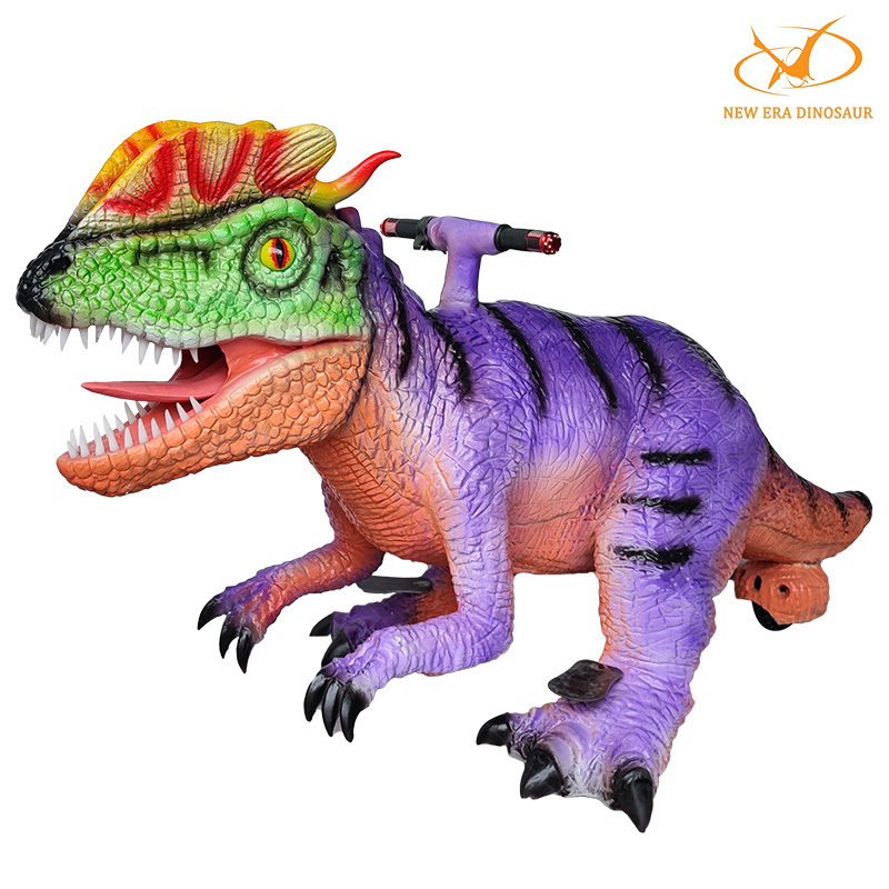 Dinosaur Ride Scooter Electric Mechanical Animatronic Amusement Park Equipment for Sale