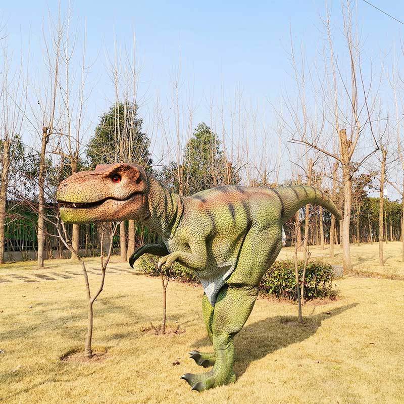 Life-size Dino Suit for Theme Park Realistic Hidden Legs Dinosaur Costume