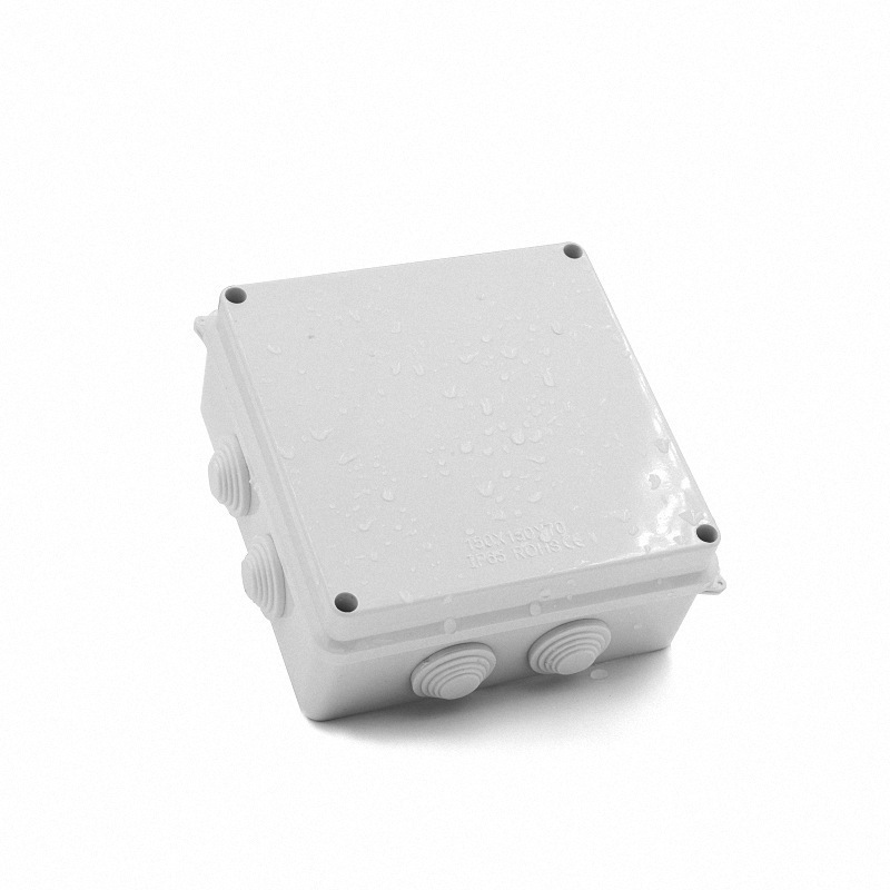 IP65 Plastic enclosure ABS waterproof box electrical outdoor junction boxes with rubber cctv junction box