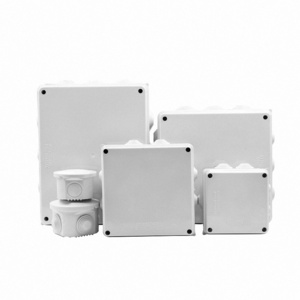 IP65 Plastic enclosure ABS waterproof box electrical outdoor junction boxes with rubber cctv junction box