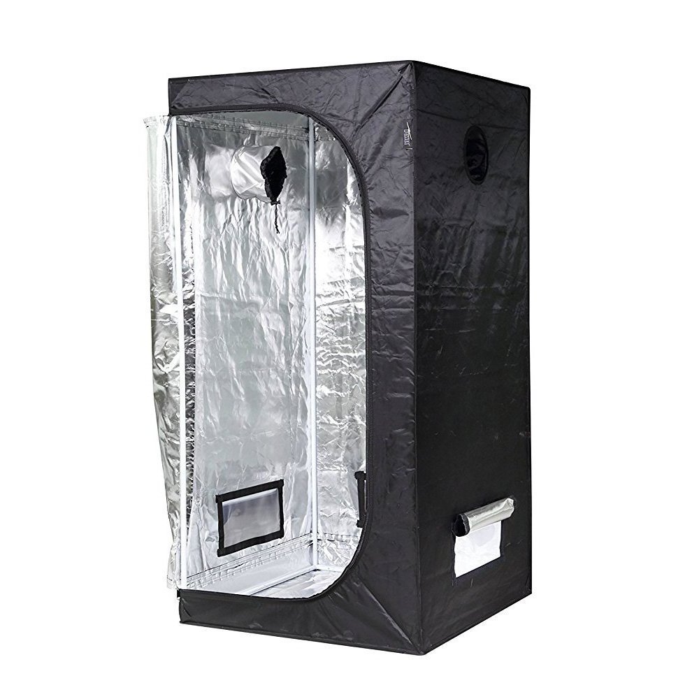 240x120x200cm 600D Mylar Hydroponic Grow Box with Observation Window