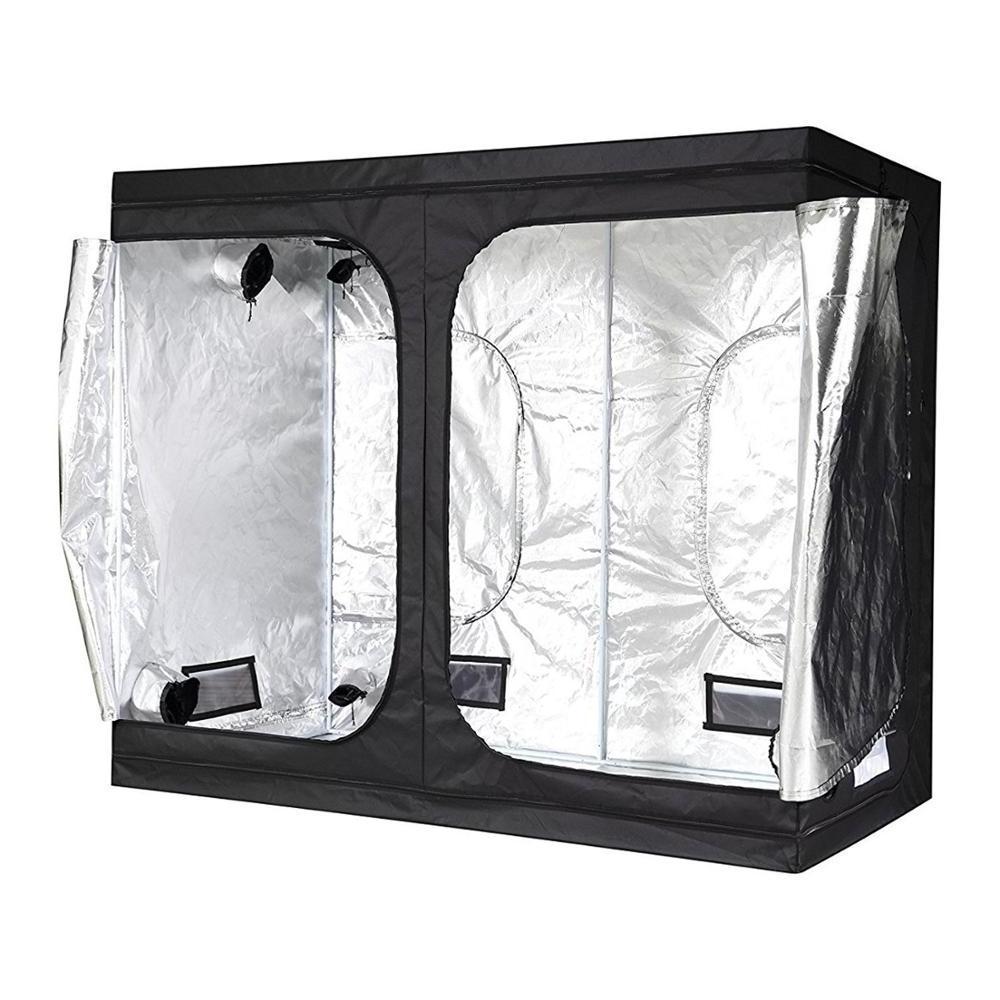 240x120x200cm 600D Mylar Hydroponic Grow Box with Observation Window