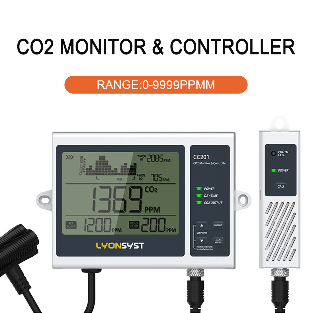 Chin-Up CO2 Tank and Regulator Programmable CO2 Controller and Monitor