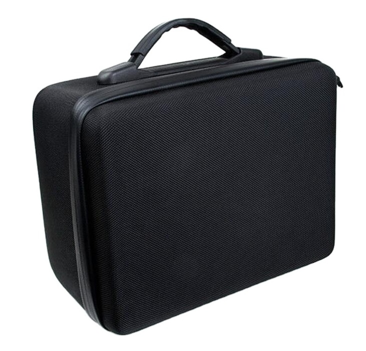 High End Custom Nylon Waterproof Zipper Closure Portable Travel Hard Handle EVA Storage Tool Case for Massage Protective Gun Box