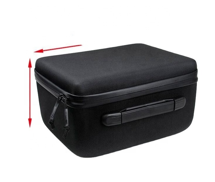 High End Custom Nylon Waterproof Zipper Closure Portable Travel Hard Handle EVA Storage Tool Case for Massage Protective Gun Box