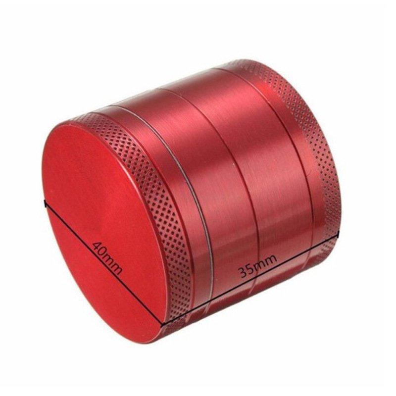 2024 trending products grinders herbal smoking tobacco Zinc alloy 4 layers metal spice grinder 40mm custom logo dry herb grinder