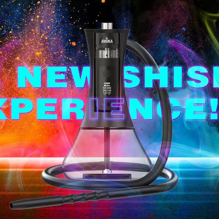 2024 new style customized e shisha hookah portable ookeaing hookah smoking accessories set eshisha electric hookah