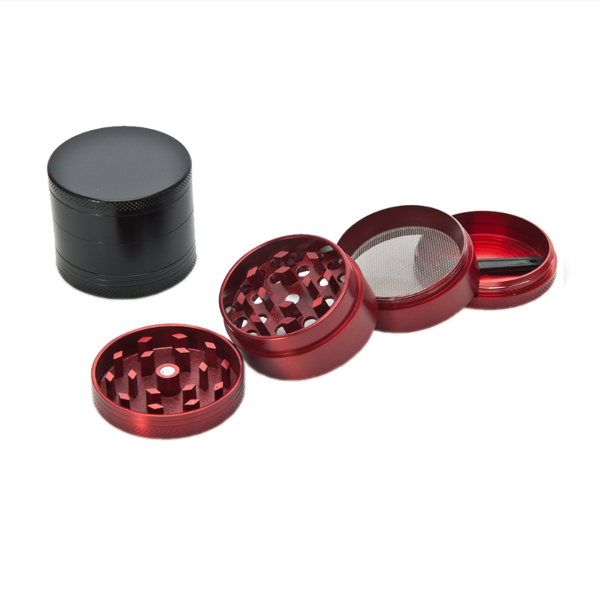 Portable 4 piece design metal grinder zinc alloy 40mm small size tobacco herb spice grinder