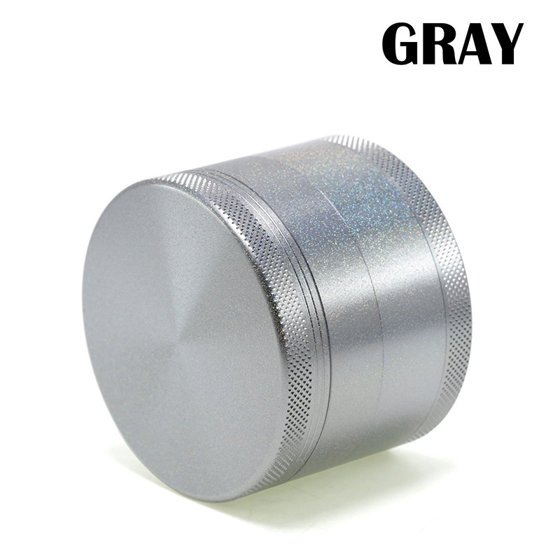 Cool design Herbal Smoking Accessories grinder Glittery Aluminum Custom Logo spice grinders