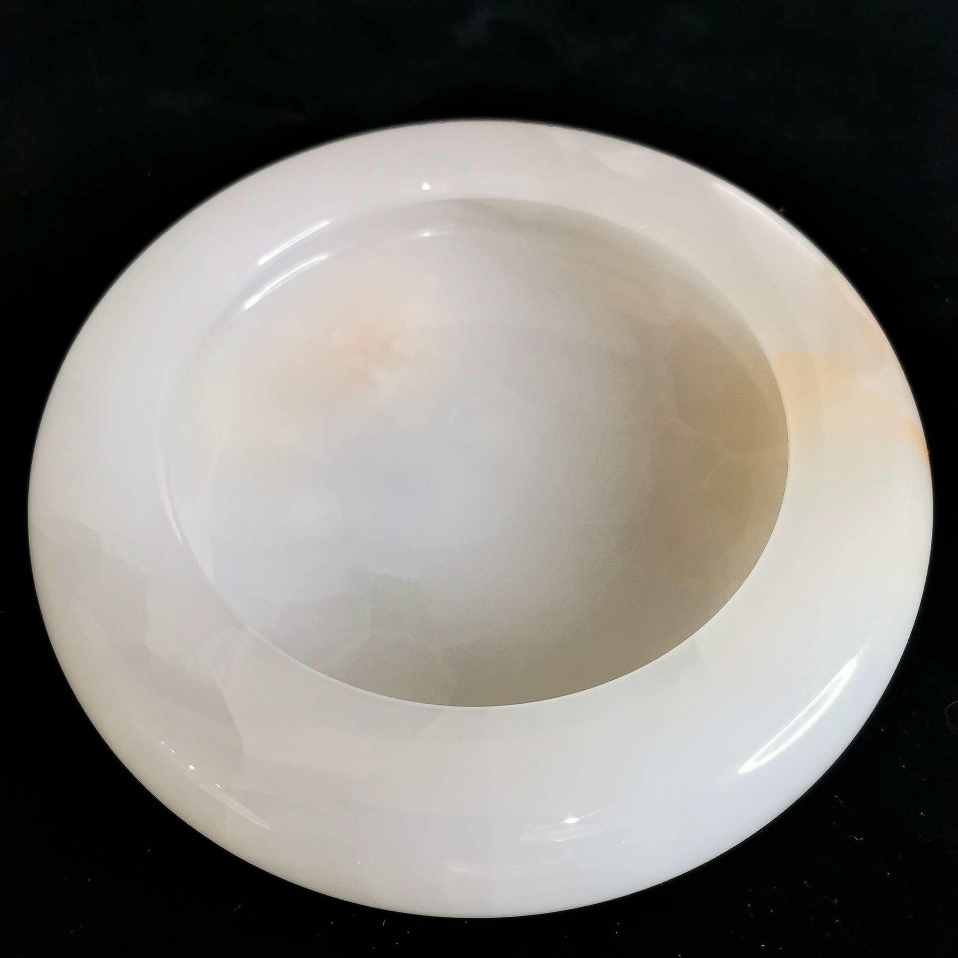 Souvenir Celestite Quartz Bowl Marble Office Home Stone Ashtray Custom Wholesale Natural Hold Smoking Ash tray