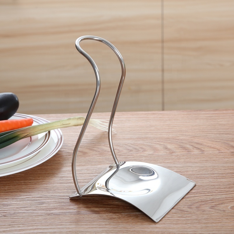 Lid and Spoon Rest Stainless Steel Pot Lid Holder Spoon Holder Lid Rest, Ladle Stand Pan Cover