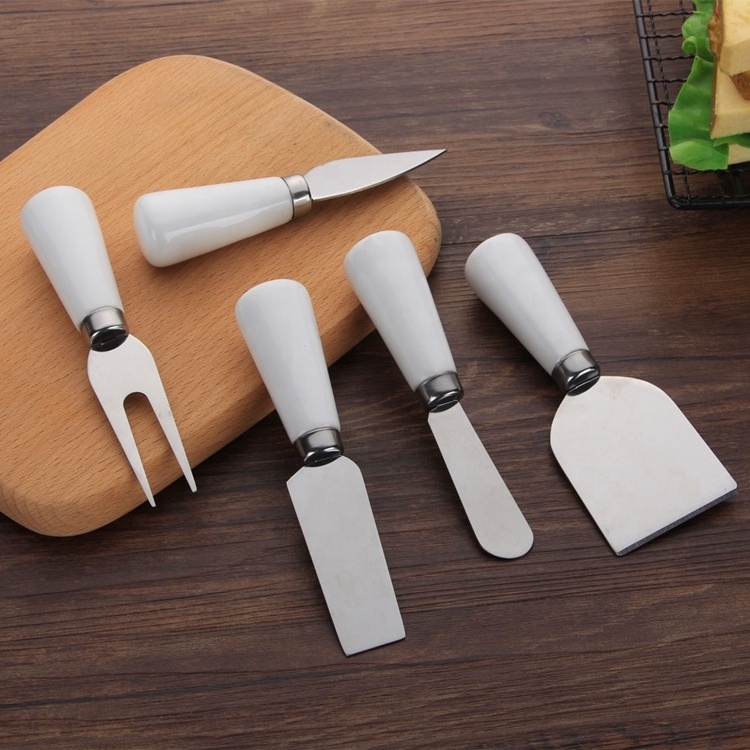 Stainless Steel Cheese Tools Cream Cheese Spreader Knife Soft and Hard Cheese Butter Knives Set