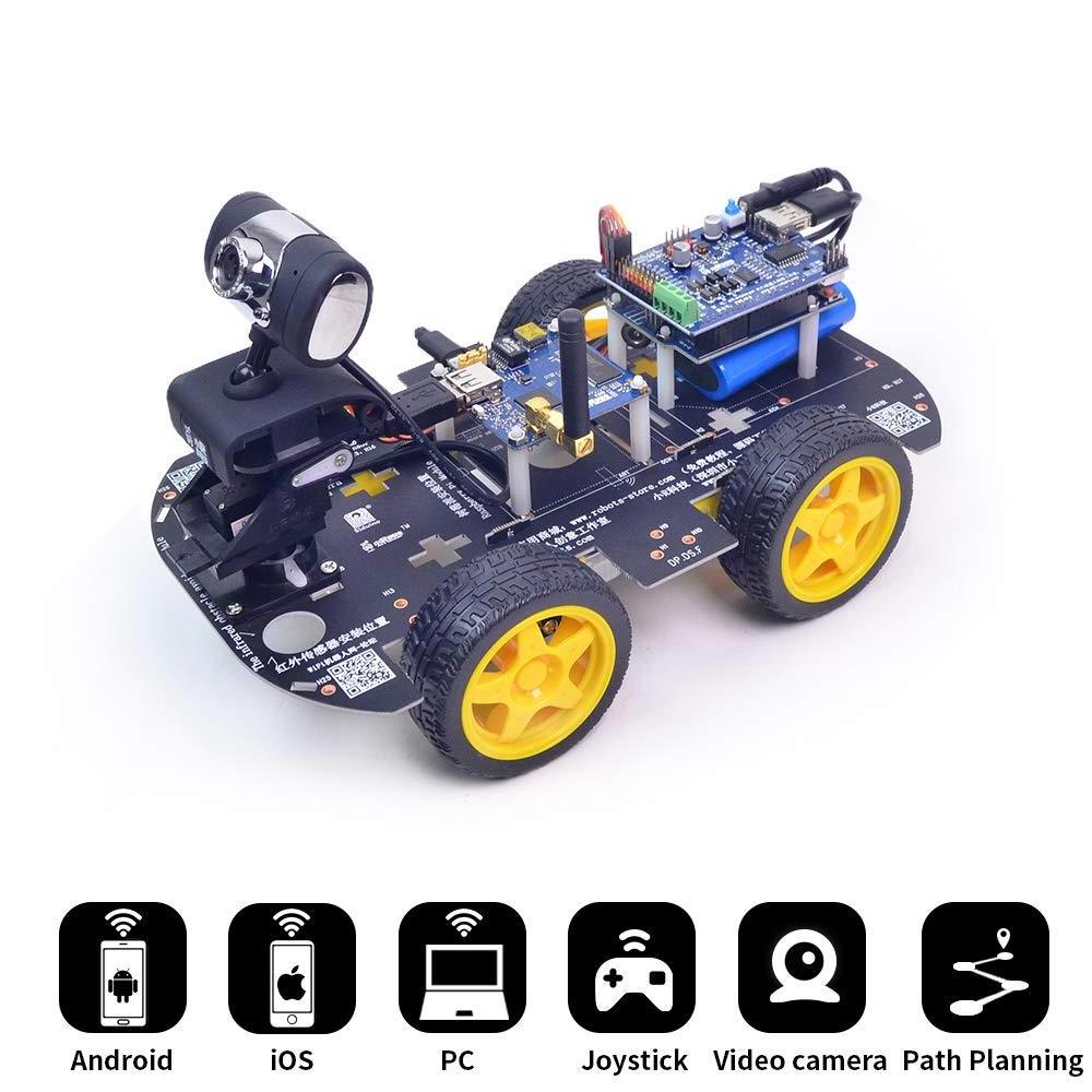 XiaoR Geek DS WiFi Smart Robot Car Kit for  R3,Remote Control HD Camera FPV Robotics Learning & Electronic Toy