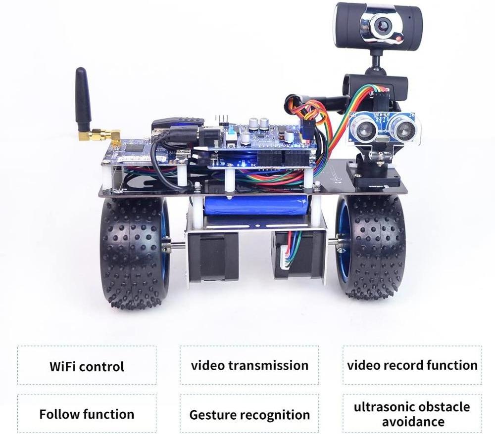 XiaoR Geek 2 Wheel Self Balancing Robot car kit WiFi Smart Robot car with 2 DOF Hd Camera Android iOS APP PC Remote Control