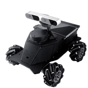 Factory new 4wd omnidirectional wheel ROS Mini radar AI smart robot car with Jetson nano wireless robot kits navigation