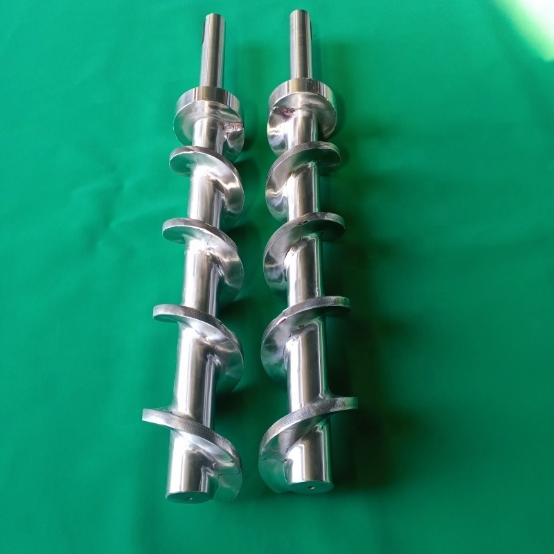 304 stainless steel screw rod Screw chip conveyor screw shaft