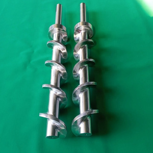 304 stainless steel screw rod Screw chip conveyor screw shaft