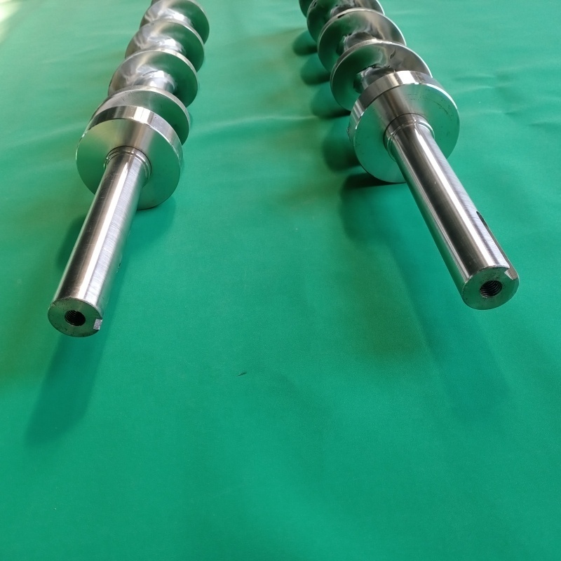 304 stainless steel screw rod Screw chip conveyor screw shaft