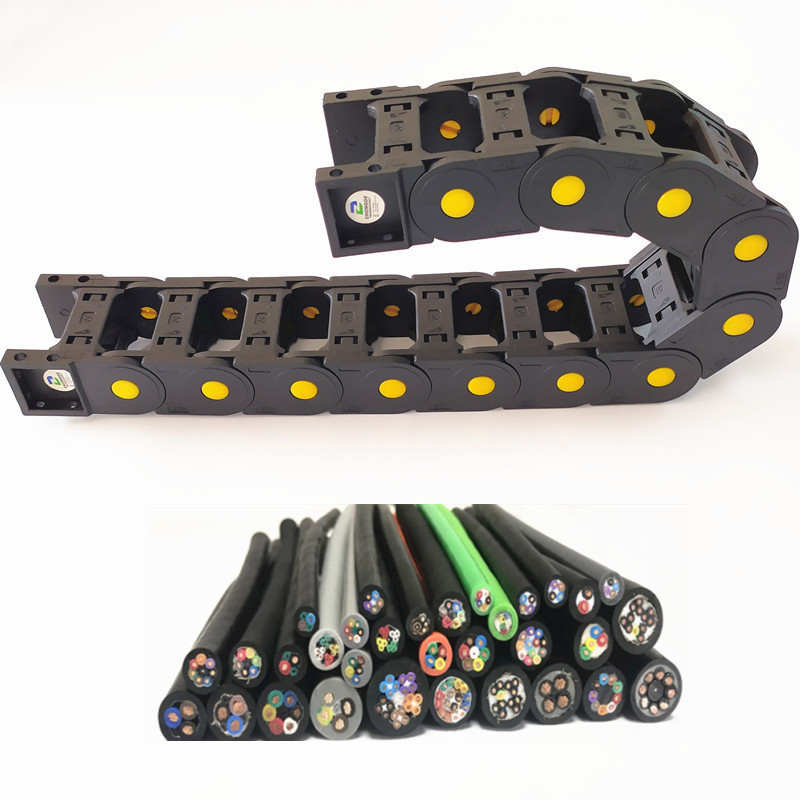 Manufacturers produce plastic cable chains, plastic nylon cable brackets, cable trays and flexible cable traction chains.