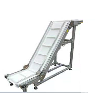 Belt white food conveying equipment inclined belt conveyor pvc horizontal conveyor