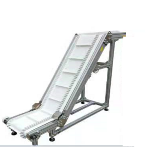 Belt white food conveying equipment inclined belt conveyor pvc horizontal conveyor